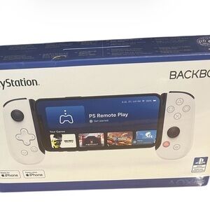 Sony White Backbone-style Mobile Gaming Controller for iPhone